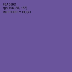 #6A559D - Butterfly Bush Color Image