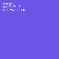 #6A55E7 - Blue Marguerite Color Image