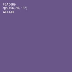 #6A5689 - Affair Color Image