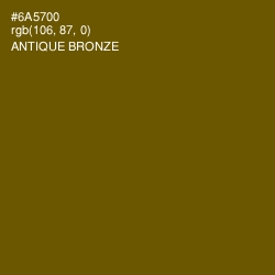 #6A5700 - Antique Bronze Color Image