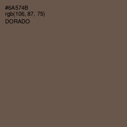 #6A574B - Dorado Color Image