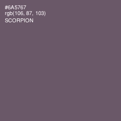 #6A5767 - Scorpion Color Image