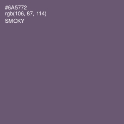 #6A5772 - Smoky Color Image