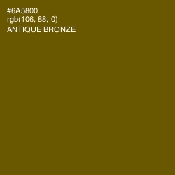 #6A5800 - Antique Bronze Color Image