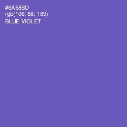 #6A58BD - Blue Violet Color Image