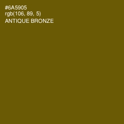 #6A5905 - Antique Bronze Color Image