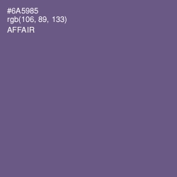 #6A5985 - Affair Color Image