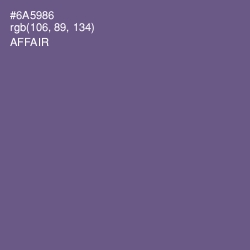 #6A5986 - Affair Color Image