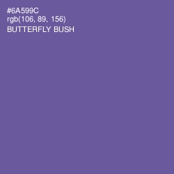 #6A599C - Butterfly Bush Color Image