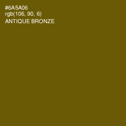 #6A5A06 - Antique Bronze Color Image