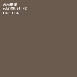 #6A5B4E - Pine Cone Color Image