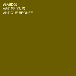 #6A5D00 - Antique Bronze Color Image