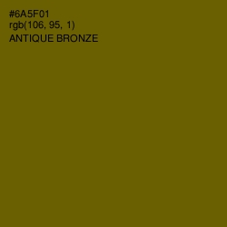 #6A5F01 - Antique Bronze Color Image