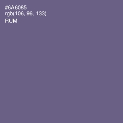 #6A6085 - Rum Color Image
