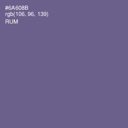 #6A608B - Rum Color Image