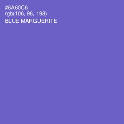 #6A60C6 - Blue Marguerite Color Image