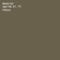 #6A614D - Finch Color Image