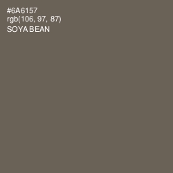#6A6157 - Soya Bean Color Image