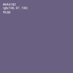 #6A6182 - Rum Color Image