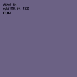 #6A6184 - Rum Color Image