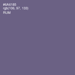 #6A6185 - Rum Color Image