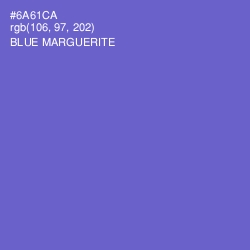 #6A61CA - Blue Marguerite Color Image