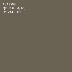 #6A6253 - Soya Bean Color Image