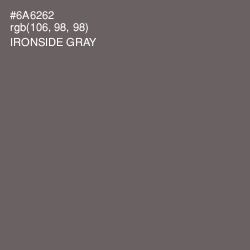 #6A6262 - Ironside Gray Color Image