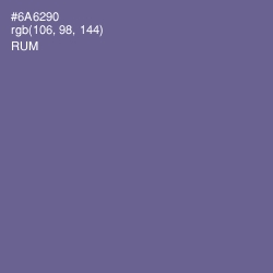 #6A6290 - Rum Color Image
