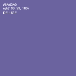 #6A63A0 - Deluge Color Image