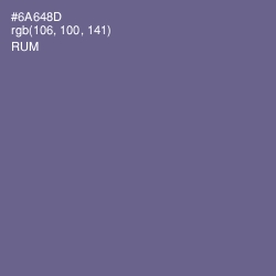 #6A648D - Rum Color Image