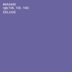 #6A64A0 - Deluge Color Image