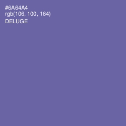 #6A64A4 - Deluge Color Image