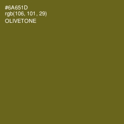 #6A651D - Olivetone Color Image