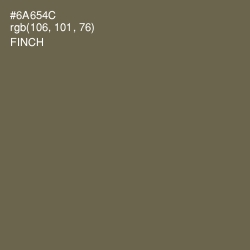 #6A654C - Finch Color Image