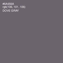 #6A656A - Dove Gray Color Image