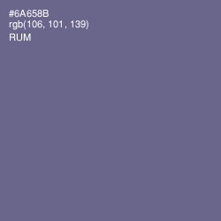 #6A658B - Rum Color Image