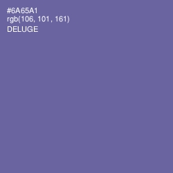 #6A65A1 - Deluge Color Image