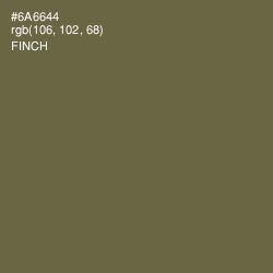 #6A6644 - Finch Color Image