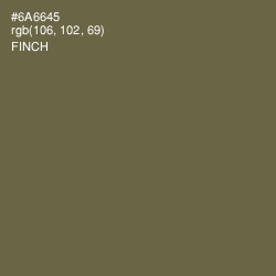 #6A6645 - Finch Color Image