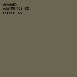 #6A6652 - Soya Bean Color Image