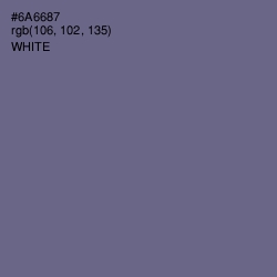 #6A6687 - Rum Color Image