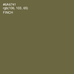 #6A6741 - Finch Color Image