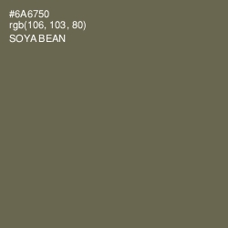 #6A6750 - Soya Bean Color Image