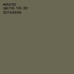 #6A6752 - Soya Bean Color Image