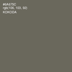 #6A675C - Kokoda Color Image