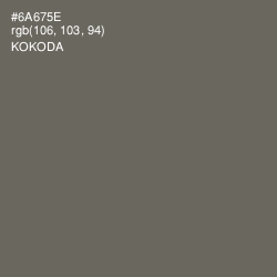 #6A675E - Kokoda Color Image