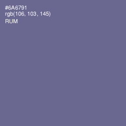 #6A6791 - Rum Color Image