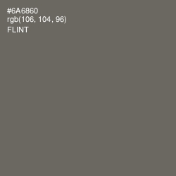 #6A6860 - Flint Color Image