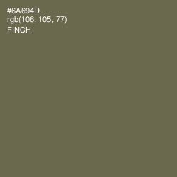 #6A694D - Finch Color Image